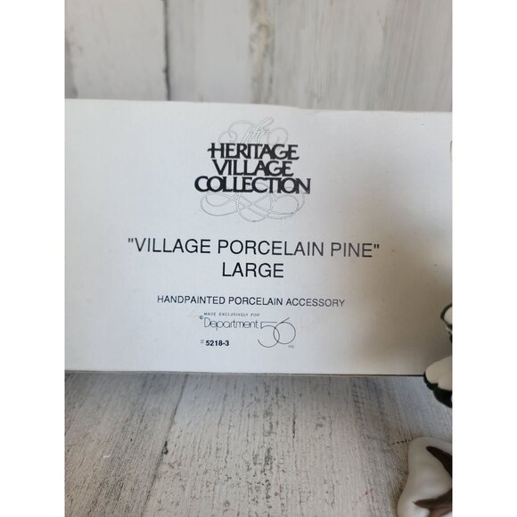 Dept 56 52813 Village porcelain pine large snow accessory xmas - Picture 8 of 8